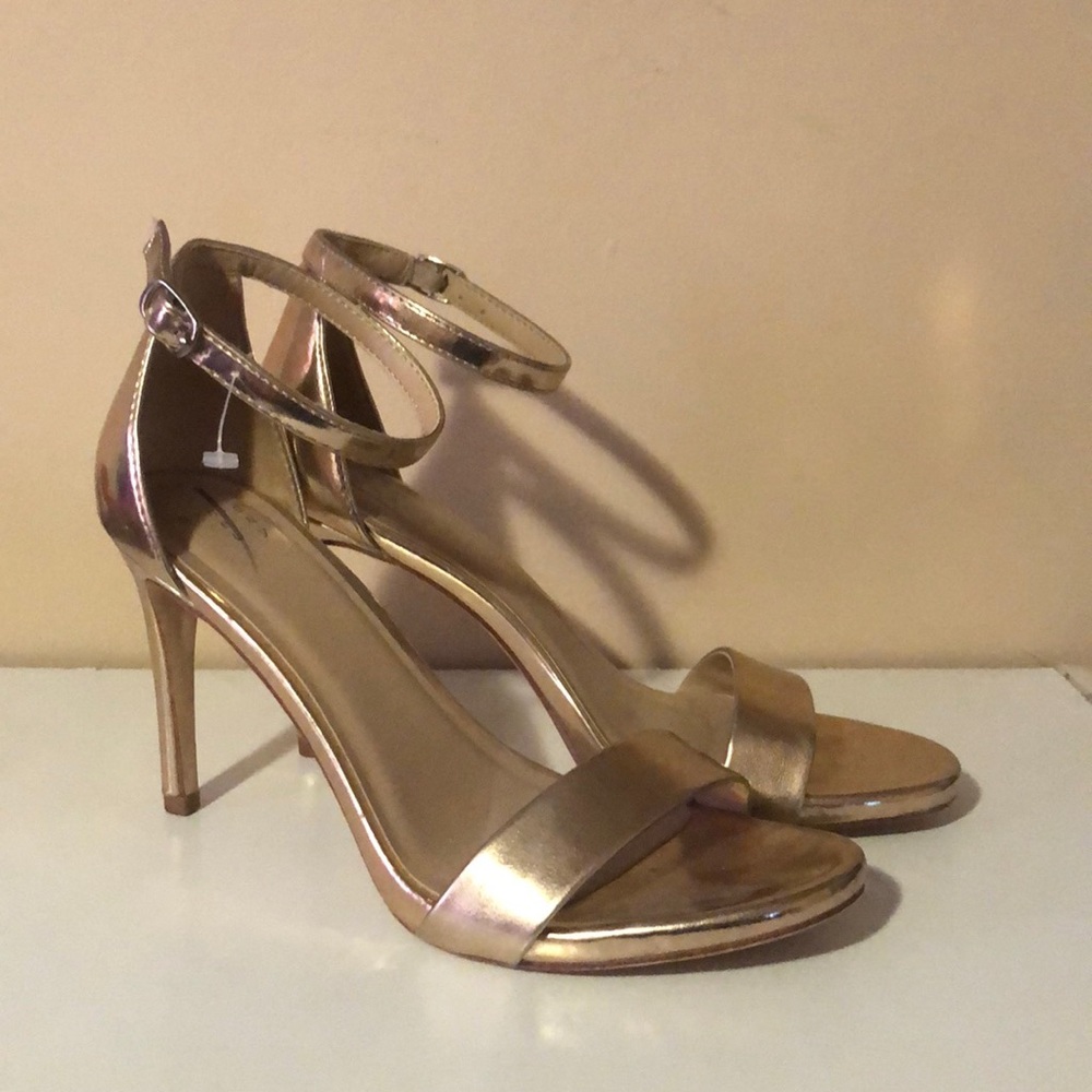 Gold heels